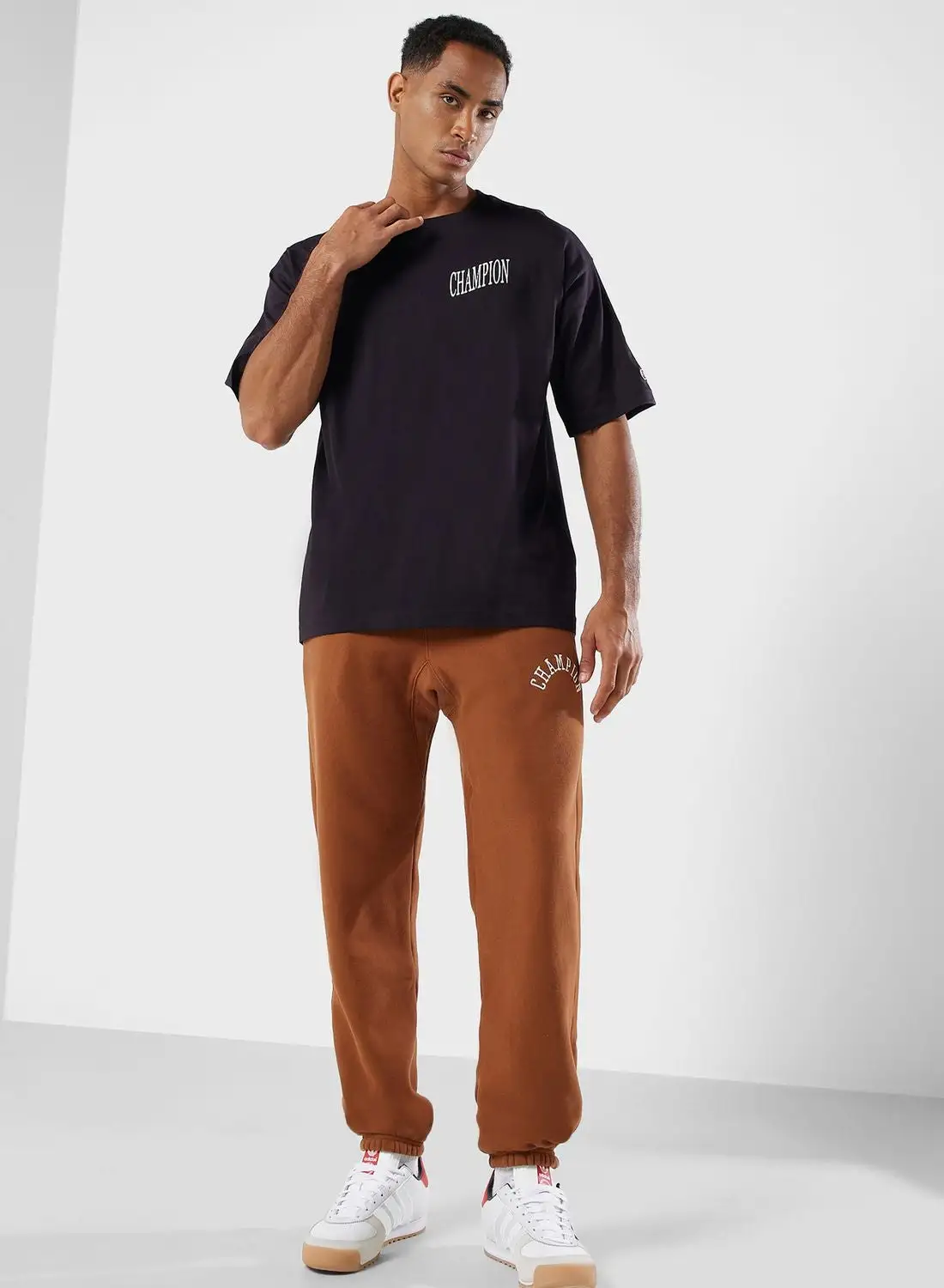 Champion Logo Cuffed Pants