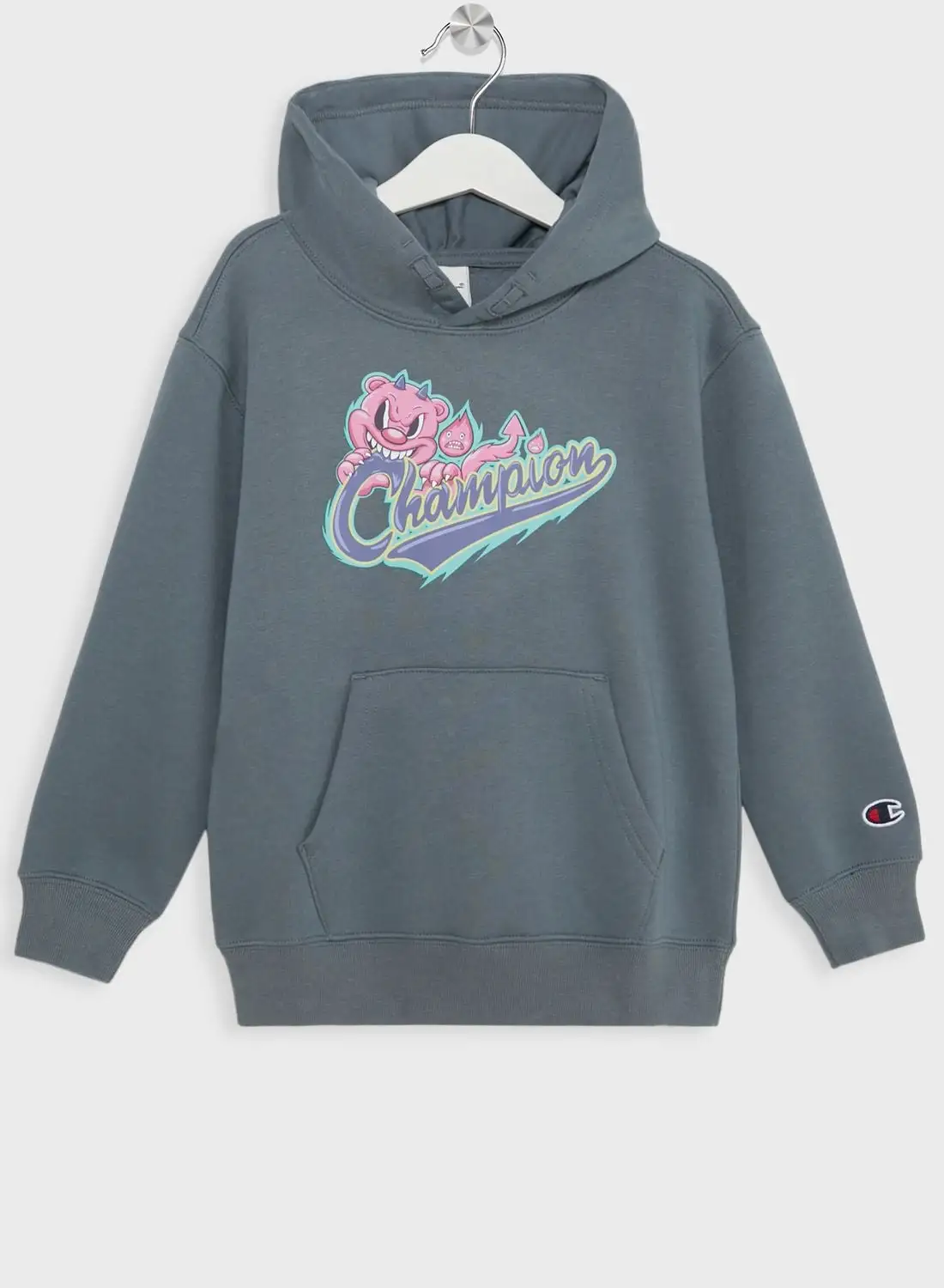 Champion Kids Logo Hoodie