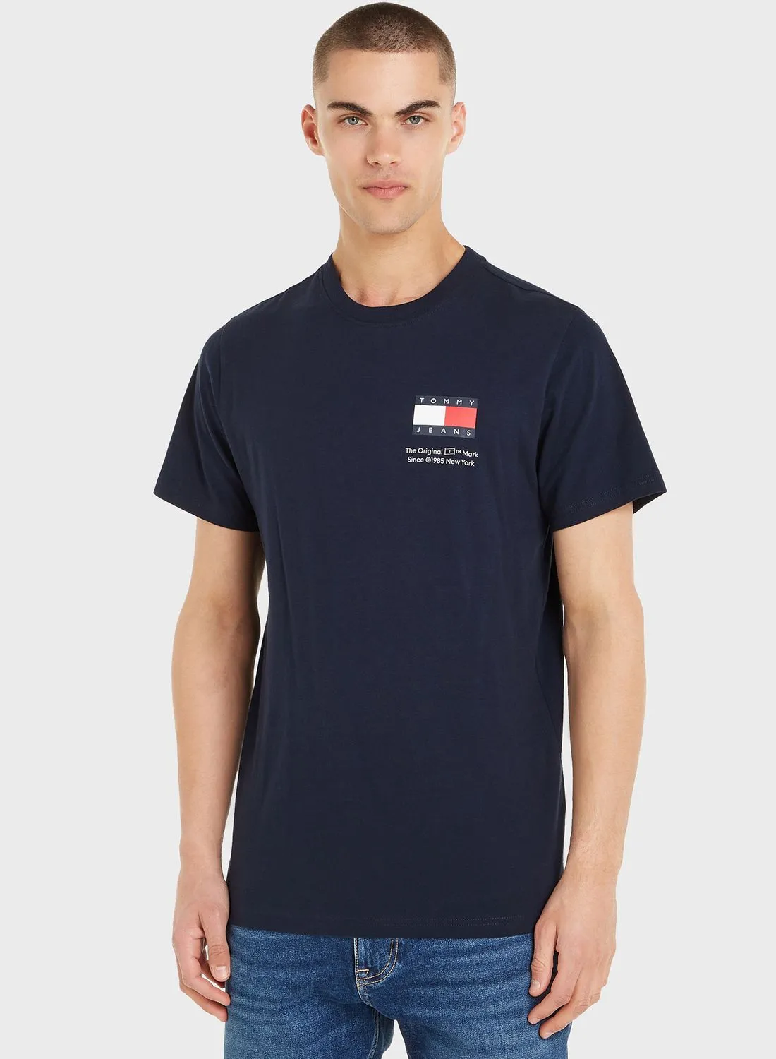 TOMMY JEANS Monogram Crew Neck T-Shirt