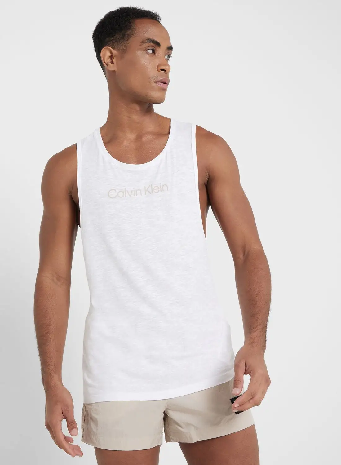 CALVIN KLEIN Logo Crew Neck Vest