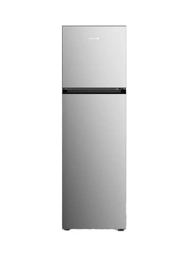 Krome 370L Top Mount Double Door Refrigerator, Automatic Defrost Freezer, A+ Energy Efficiency Grade, Big Capacity Fridge, Quick Cooling And Long-Lasting Freshness 457 kW KR-REF370T Silver