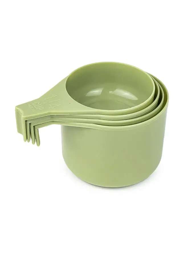 Cuisine Art 4Pcs Self Stacking Measuring Cups Green