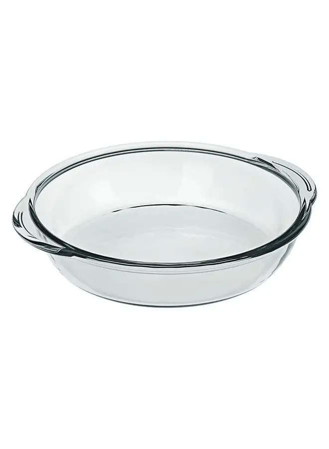 Nadir 2.4L Glass Round Platter Can Go Oven Cake Baking Pan