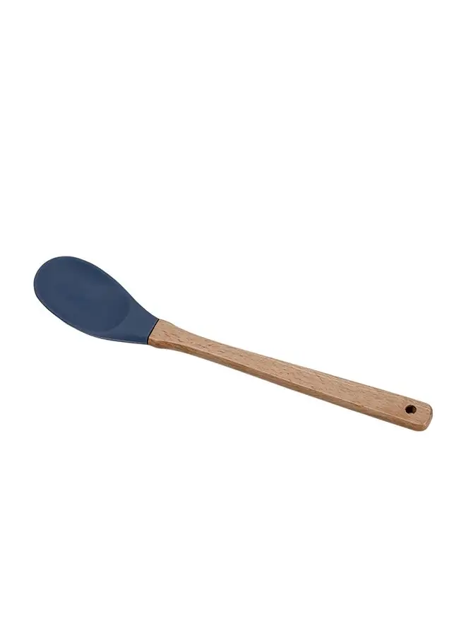 Cuisine Art Silicone Serving Spoon 32 cm - Versatile Kitchen Utensil for Elegant Serving  - Lynch blue