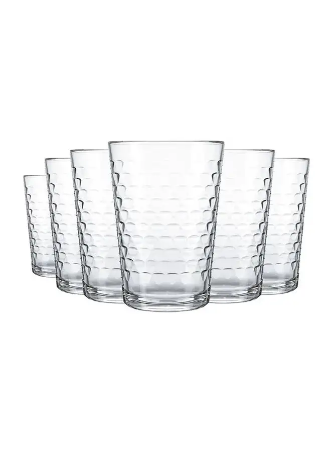 Nadir Batuque Tumbler Set 6Pc 265ml - Versatile Glass Set for Enhanced Drink Experience