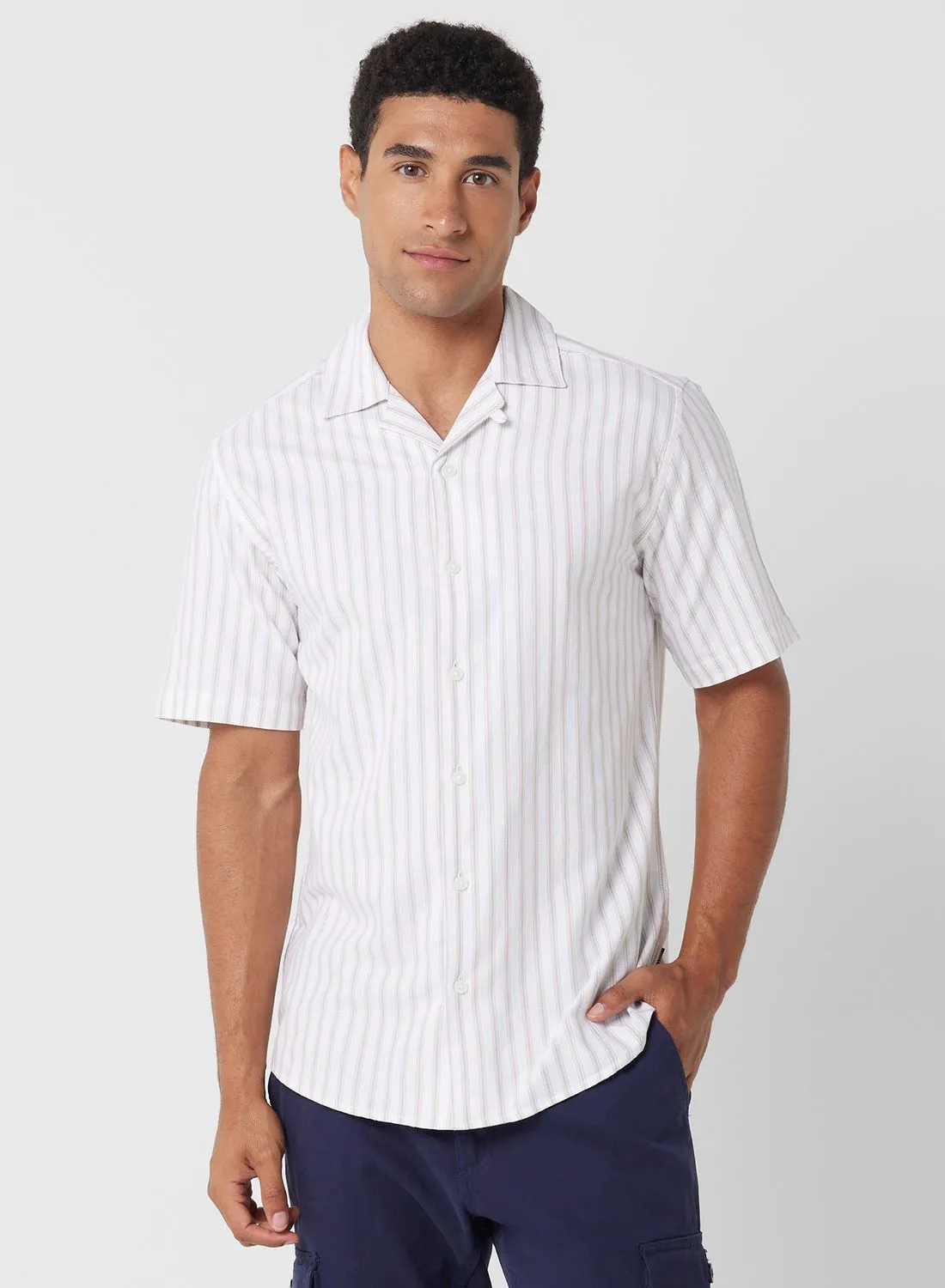 Only & Sons Striped Slim Fit Shirt