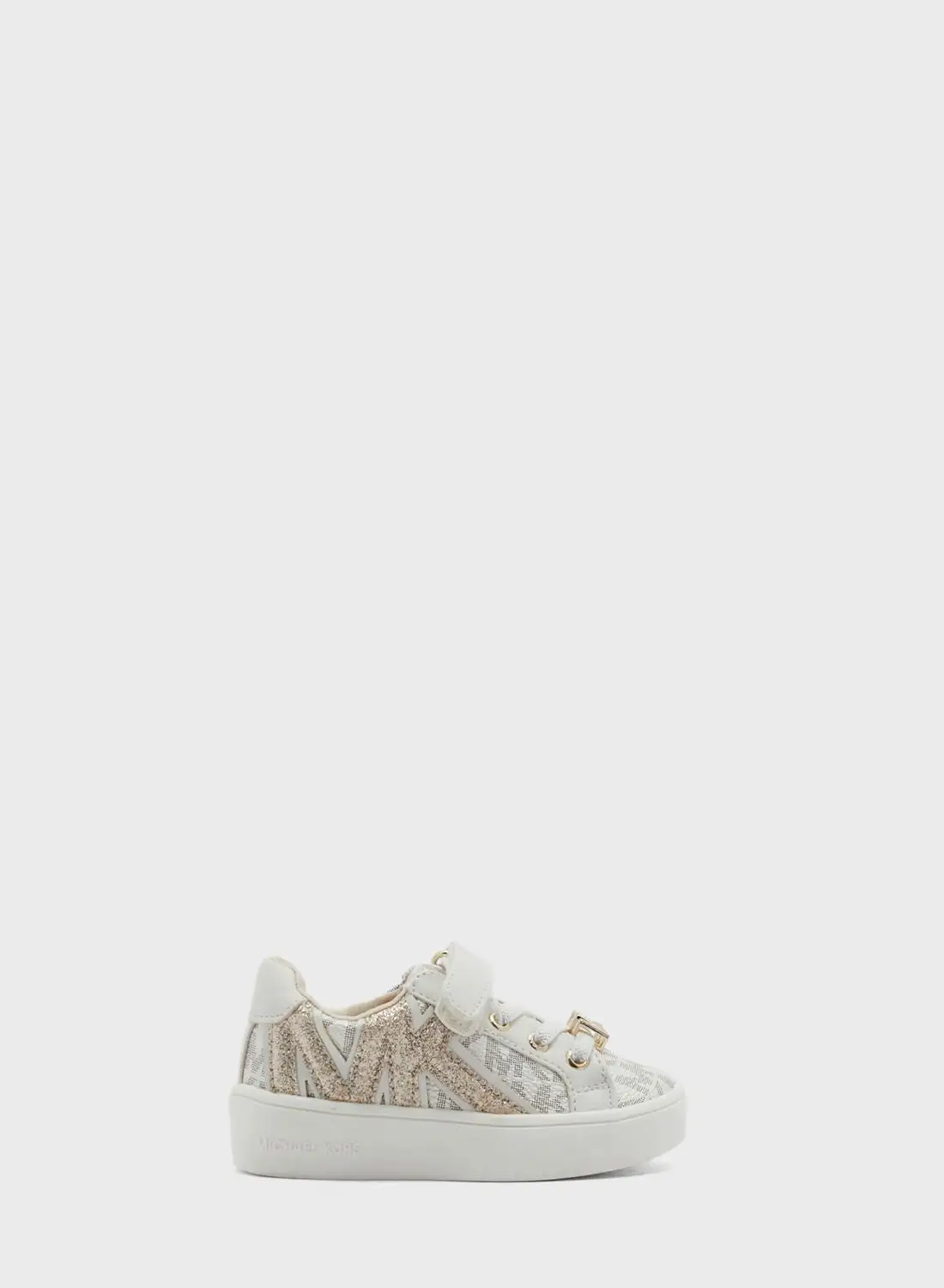 Michael Kors Kids Jem Airin Ps Low Top Velcro Sneakers