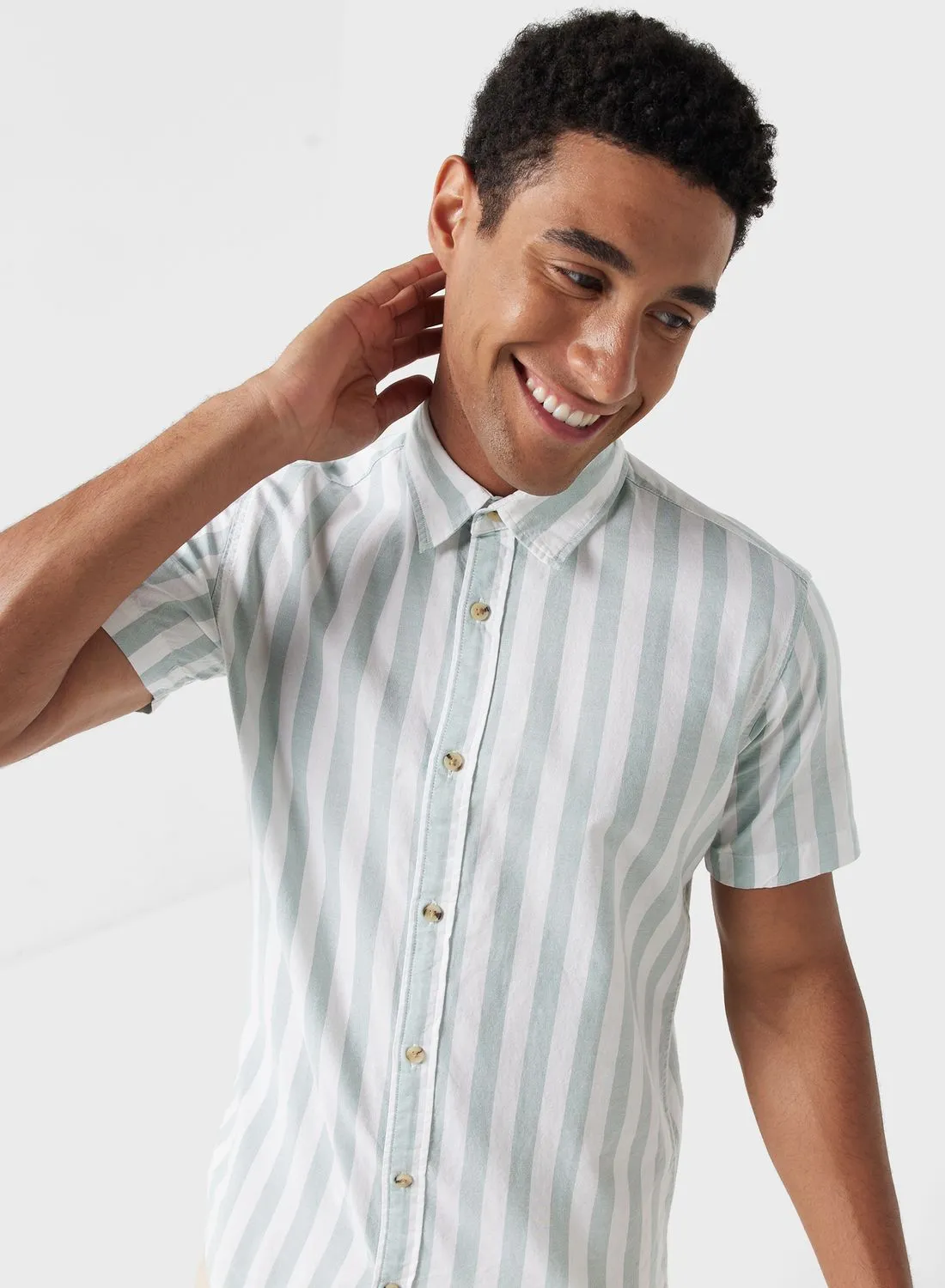 JACK & JONES Striped Regular Fit Shirt