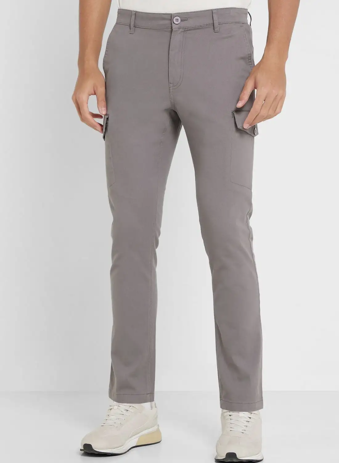 Robert Wood Men Grey Sustainable Cargos