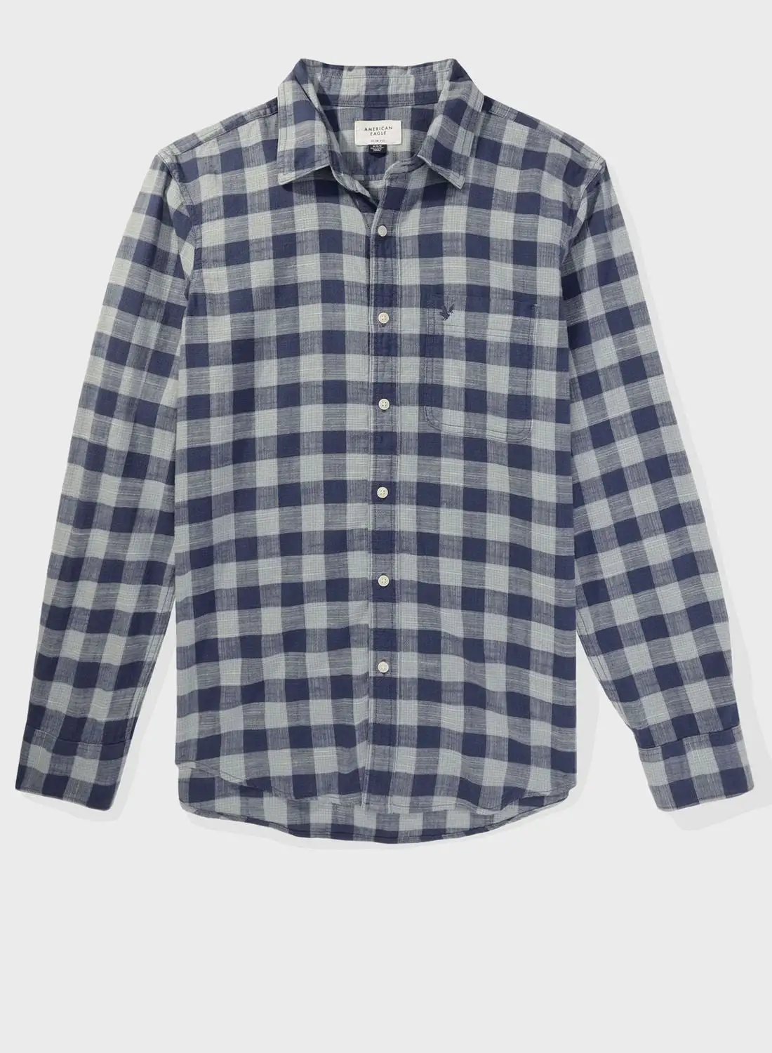 American Eagle Checked Slim Fit Shirt