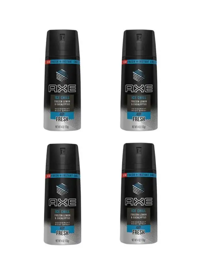 Axe 4-Piece Ice Chill Body Spray Deodorant