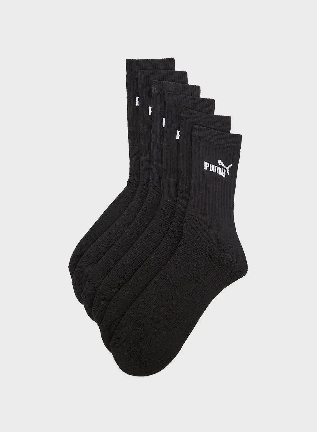 PUMA 6 Pack Crew Socks