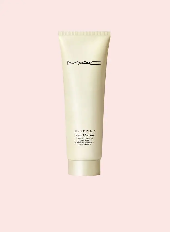 MAC Cosmetics Hyper Real Fresh Canvas Cream-To-Foam Cleanser 125 Ml