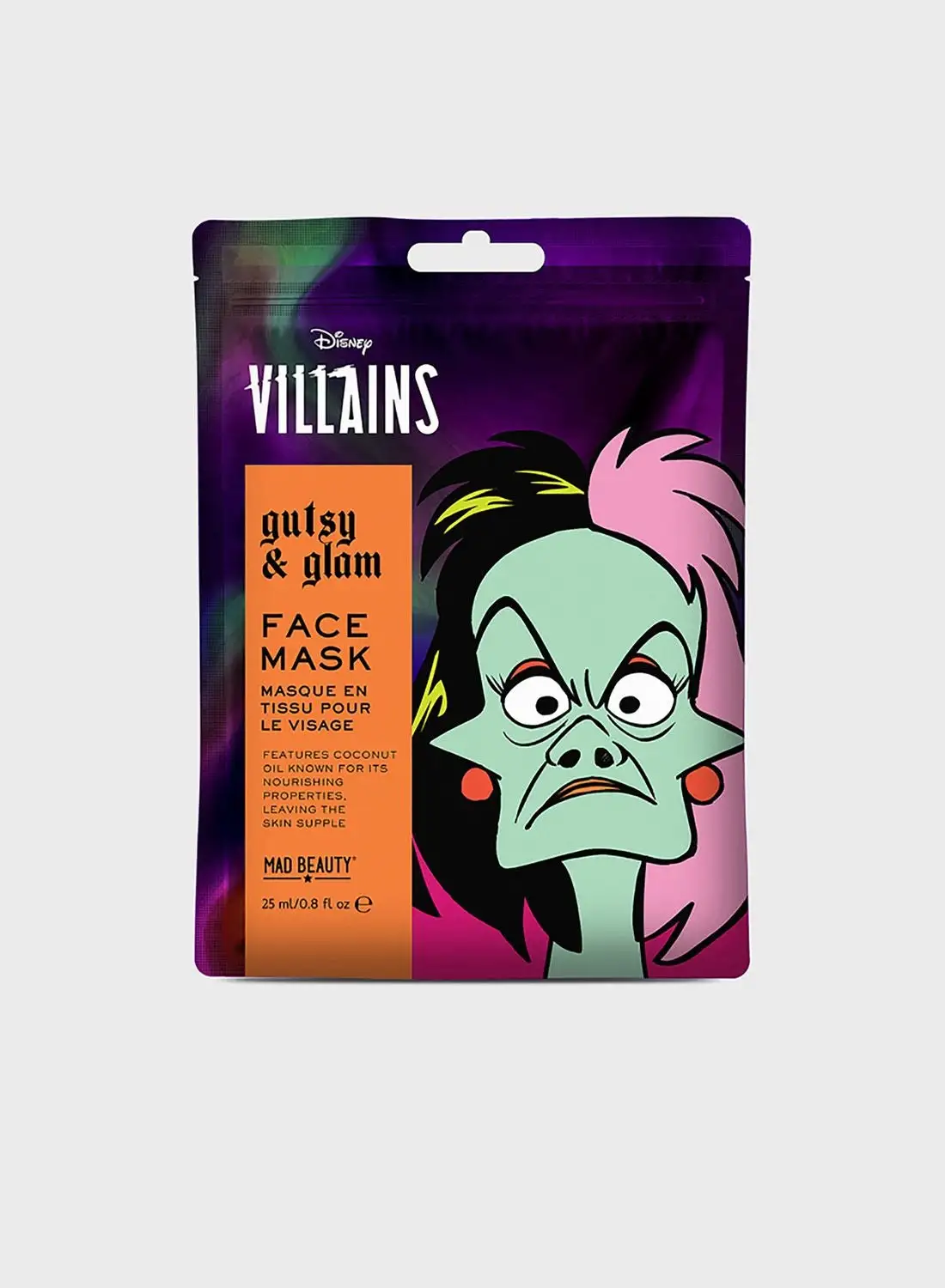 Mad Beauty Pop Villains Cosmetic Sheet Mask Cruella