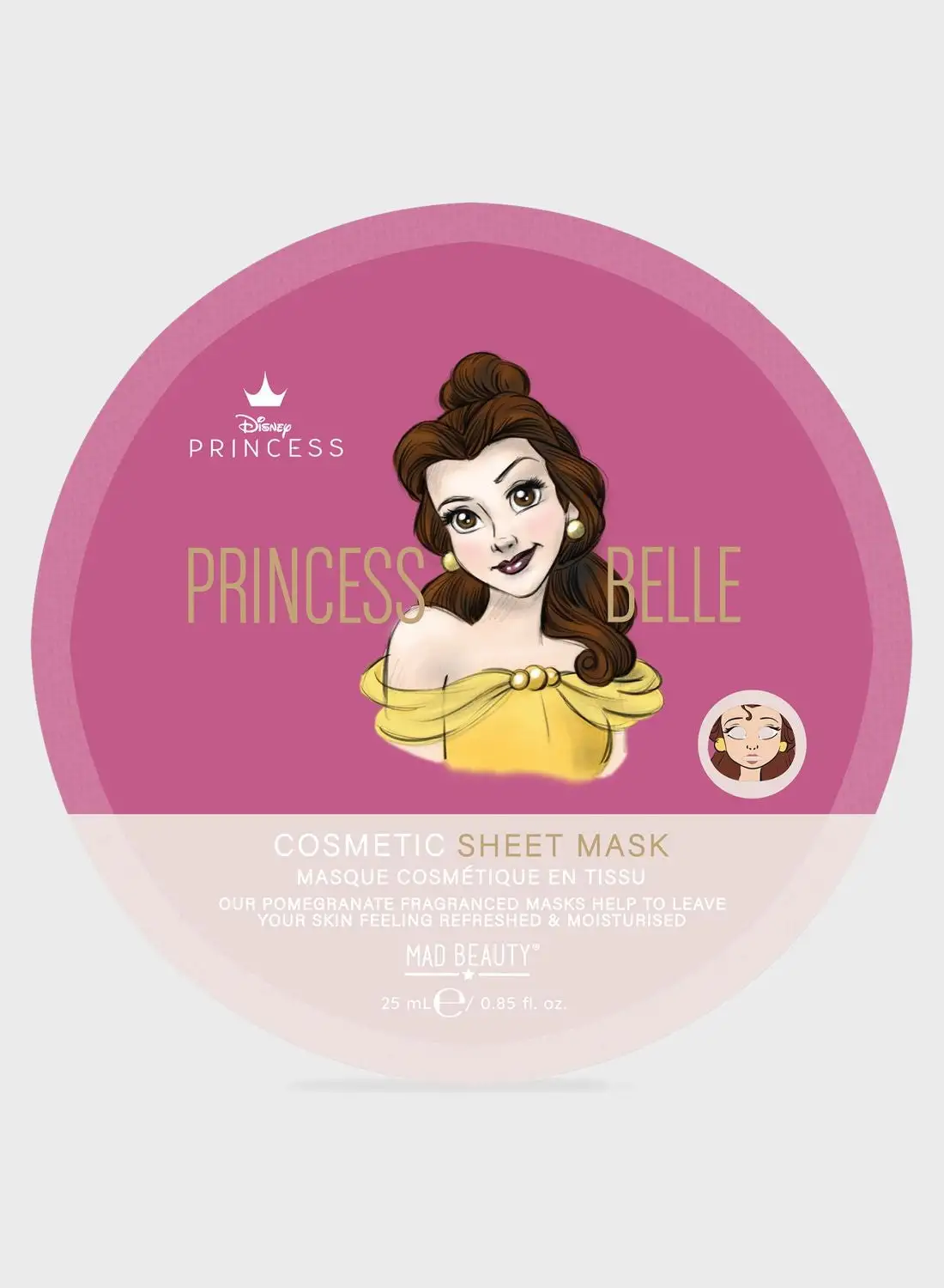 Mad Beauty Pure Princess Belle Cosmetic Sheet Mask