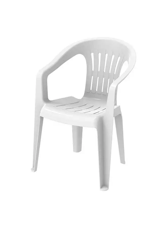 Cosmoplast Princess Outdoor Garden Chair White