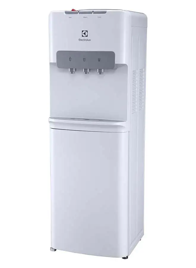 Electrolux Water Dispenser, Top Loading, 3-Taps Equipped With Hot Cold And Ambient Temperature, Floor Standing, LED Indicator, Child Safety Lock For Faucet, Best Home, Office And Pantry EQAXF1SXWG White