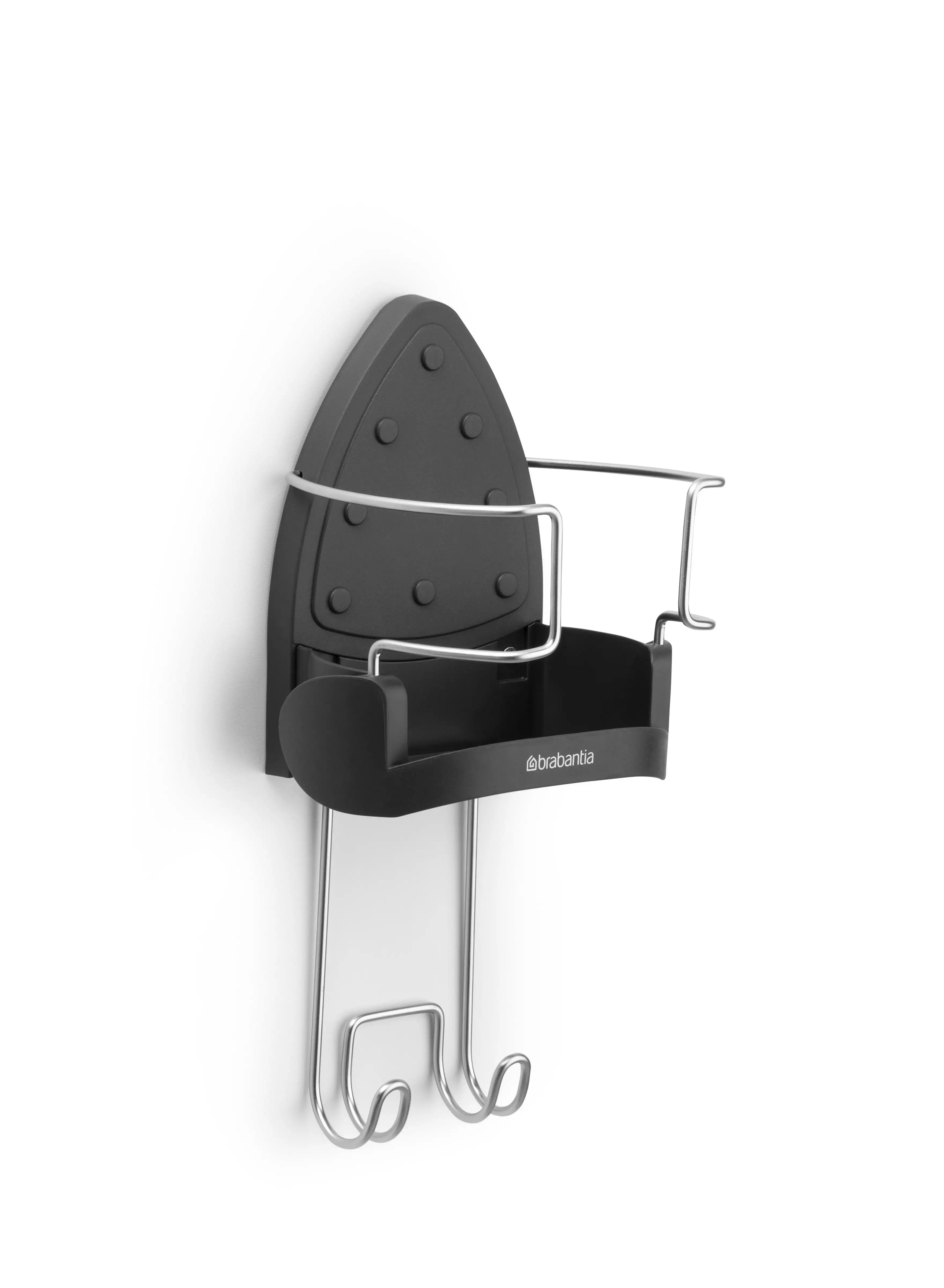 brabantia BRABANTIA Heat Resistant Wall Mounted Iron Holder - Black