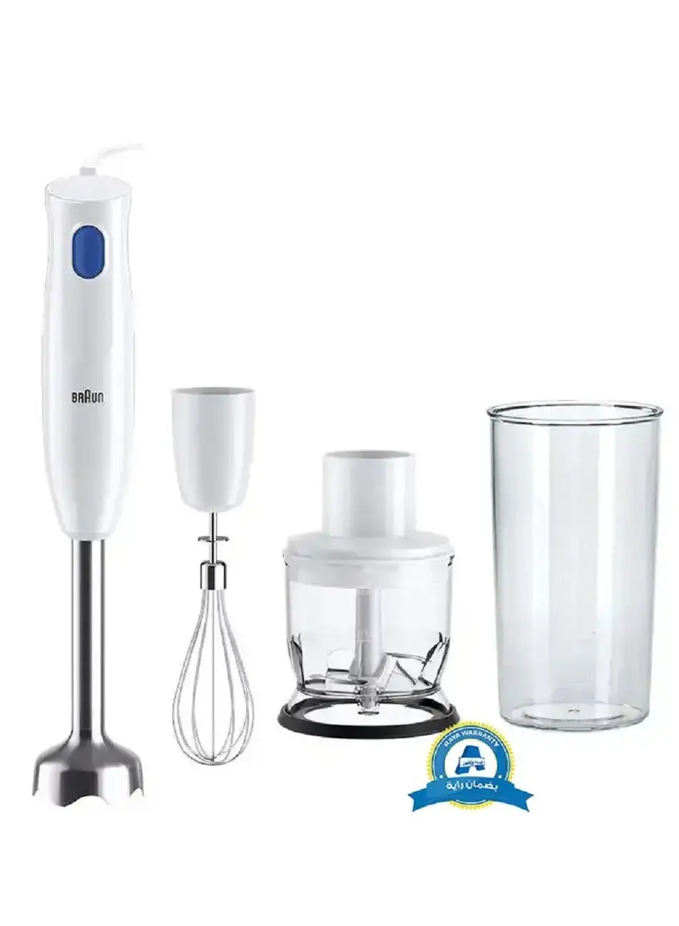 BRAUN MultiQuick 1 Hand Blender With Chopper MQ10.202M WH White