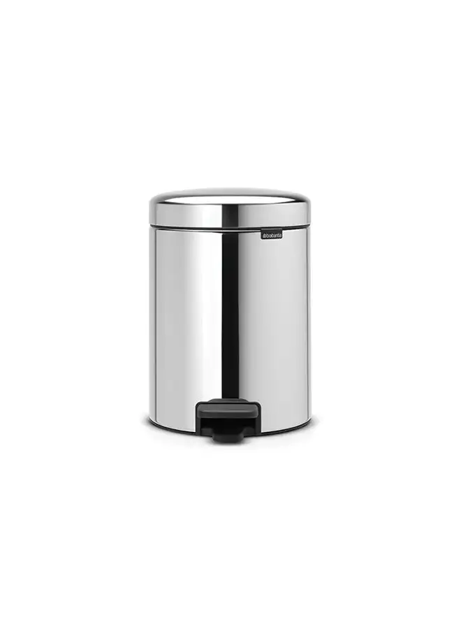 brabantia Pedal Bin Newicon With Inner Bucket Brilliant Steel 5Liters