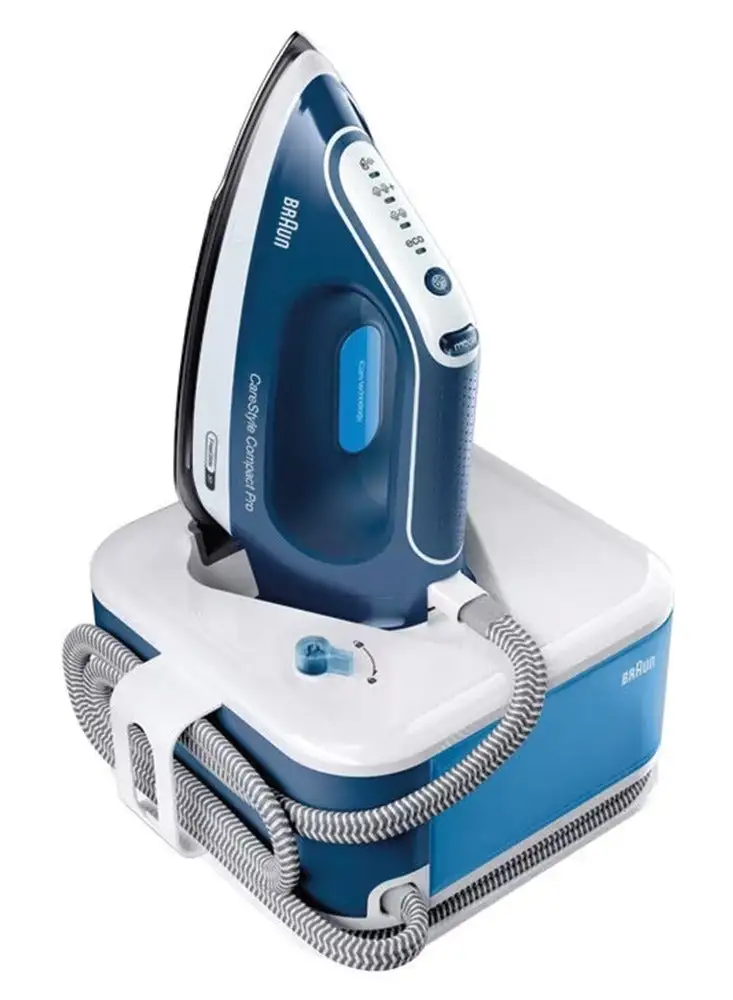 BRAUN CareStyle Compact Pro Steam Generator, 1.5 ltr Tank, Smart iCare, Turbo mode, Auto Off, 6.5 barpump pressure 1.5 L 2400 W IS 2565 Blue