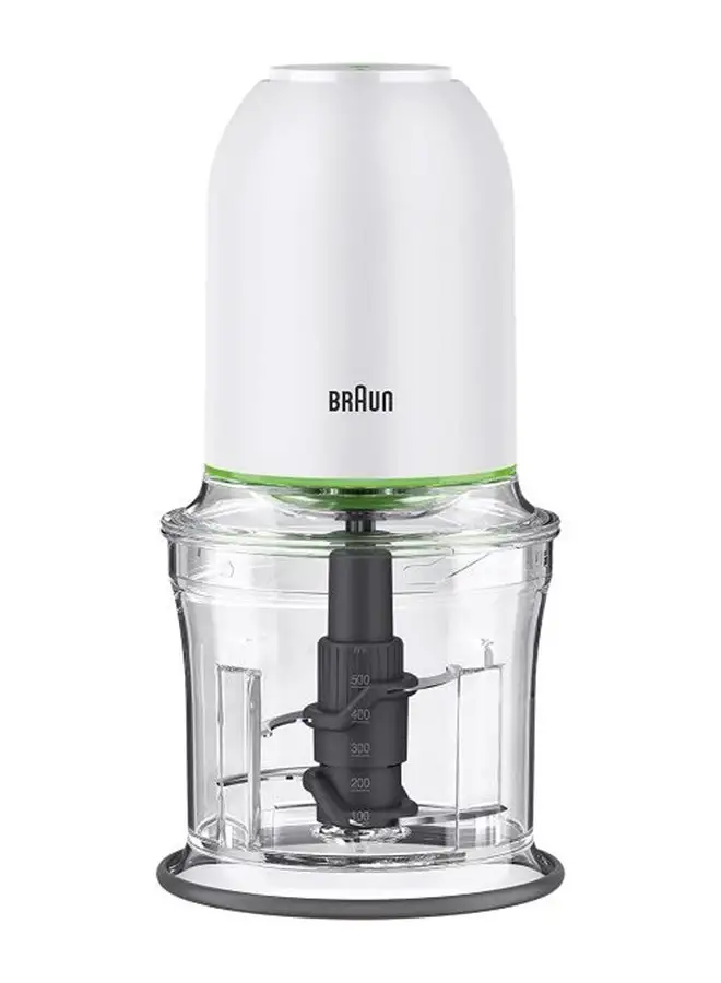 BRAUN 2-In-1 Chopper And Ice Crusher 0.9 L 500 W CH3011WH White/Green