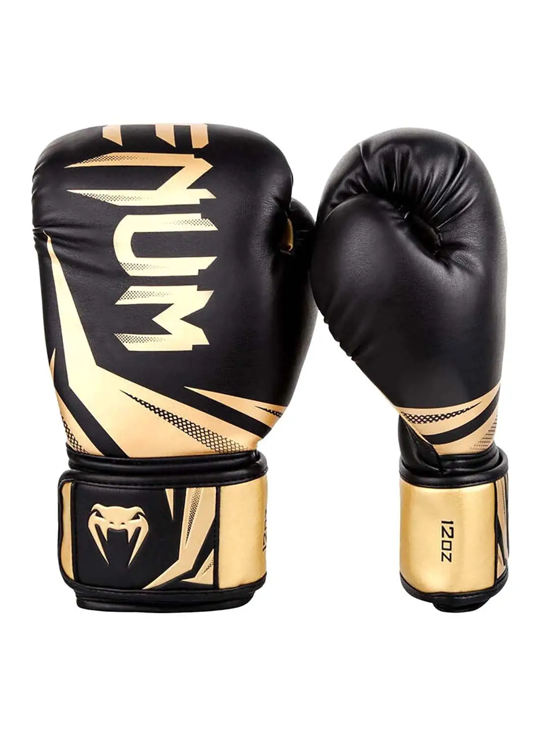 VENUM Challenger 3.0 Boxing Glove-Black/Gold 10Oz