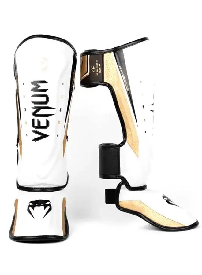 VENUM Elite Evo Shinguards White Gold