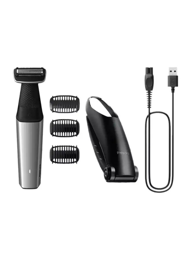 Philips Showerproof Groin And Body Trimmer Bodygroom Series 5000 BG5021/15 Black/Grey