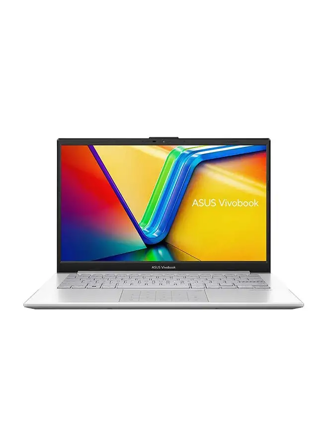 ASUS Vivobook Go 14 Laptop With 14-Inch Display, Core i3-N305 Processor/8GB RAM/512GB SSD/Intel Iris XE Graphics/Windows 11 Home English/Arabic Cool Silver