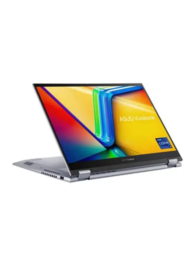 ASUS Vivobook S 14 Flip TP3402VA-LZ144W Laptop With 14-Inch Display, Core i9-13900H Processor/16GB RAM/1TB SSD/Intel Iris XE Graphics/Windows 11 Home English/Arabic Transparent Silver