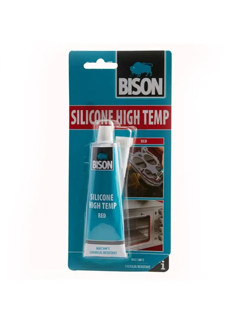 Bison Bison Silicon High Temp Adhesive 60ml