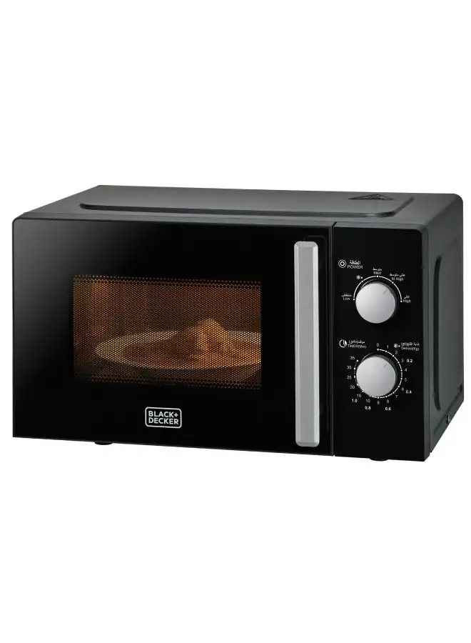 BLACK+DECKER Solo Microwave Oven 20 L 700 W MZ2005P-B5 Black