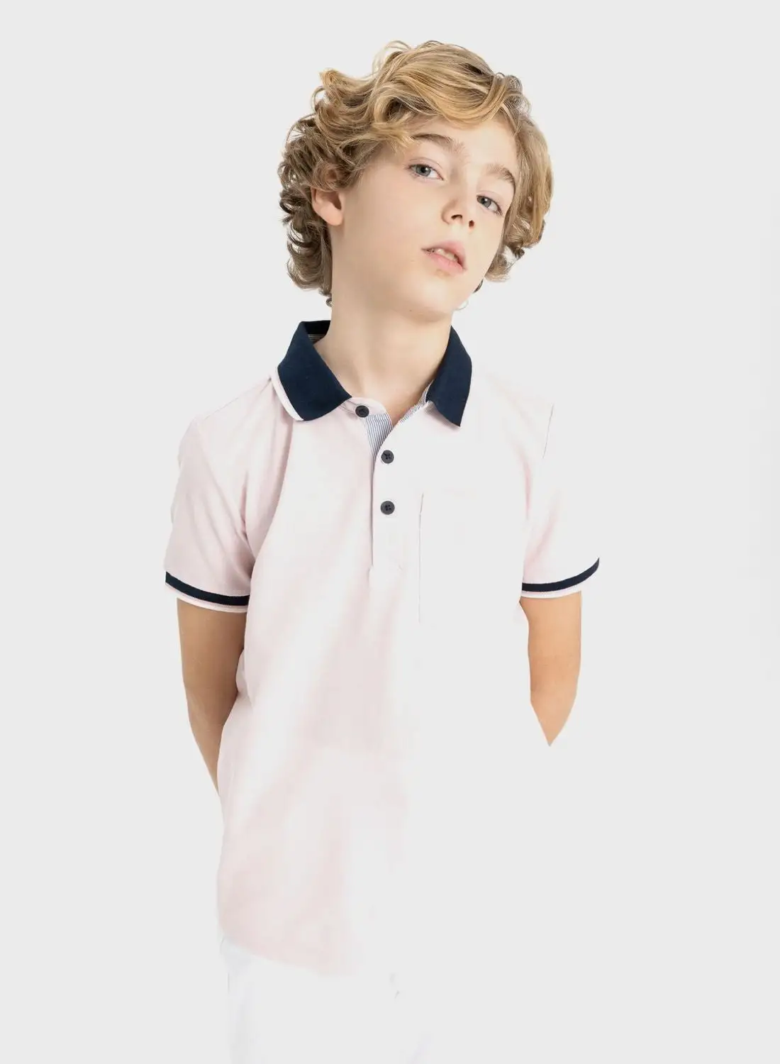 DeFacto Boy Pique Short Sleeve Polo T-Shirt