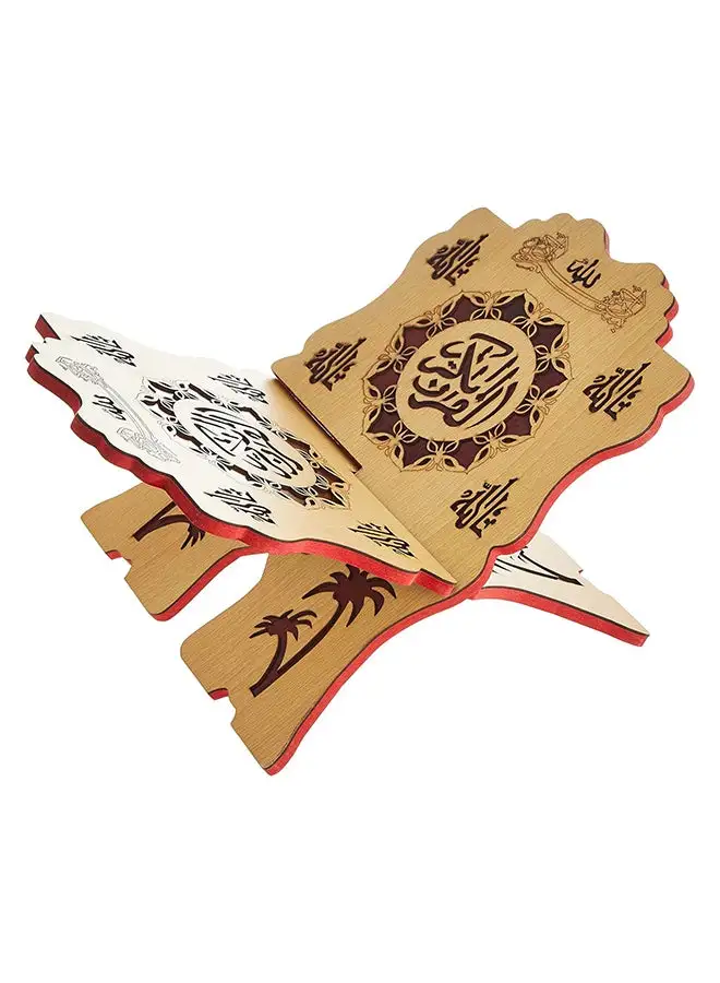 Home Home Quran Wooden Stand Holder, 30 X 40 Cm, Bd-Qur-30C