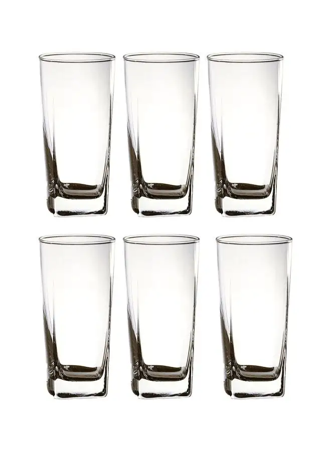 Ocean Pack Of 6 Plaza Highball Tumbler Clear 12x10x8cm