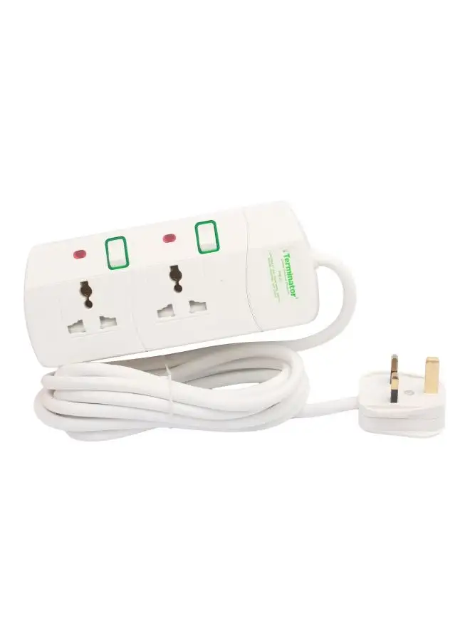 Terminator Power Extension Socket White/Red/Green