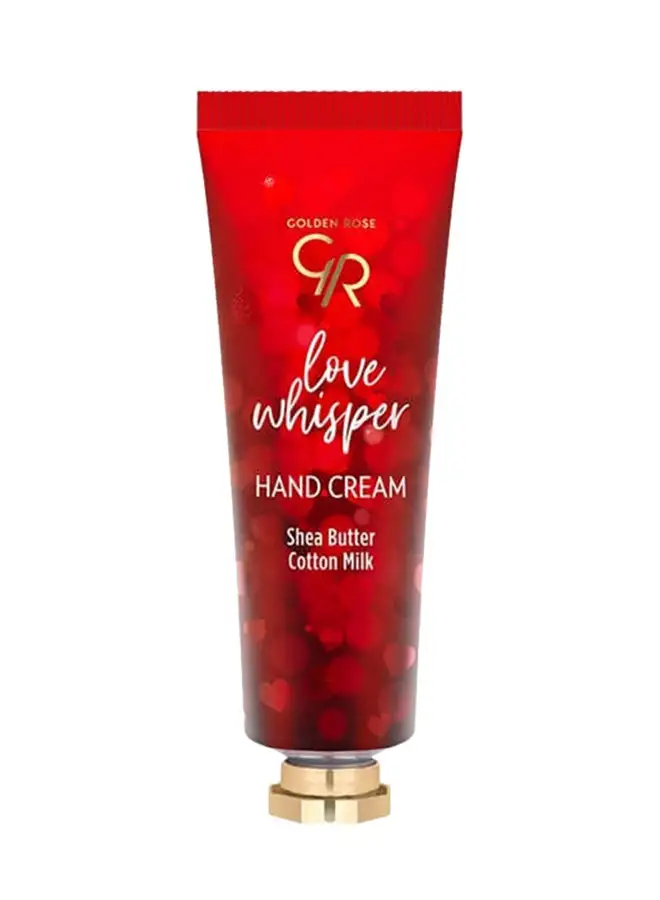 Golden Rose Love Whisper Hand Cream Red 50ml