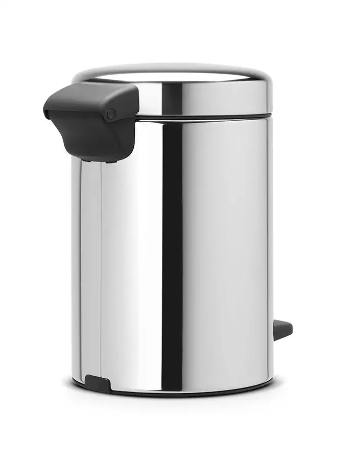 brabantia Pedal Bin Newicon With Plastic Inner Bucket Brilliant Steel 3Liters