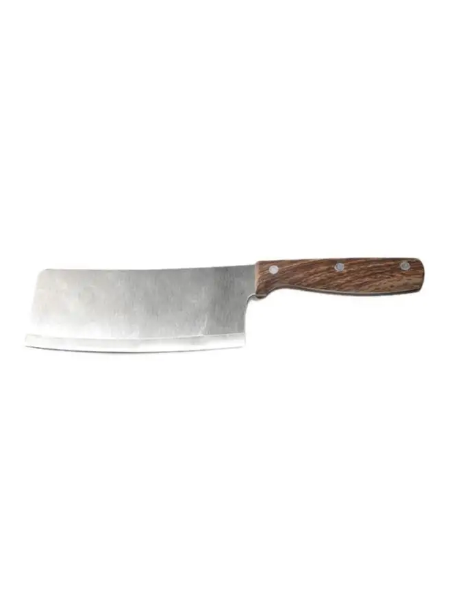 Royalford Chopping Knife Silver/Brown 6inch