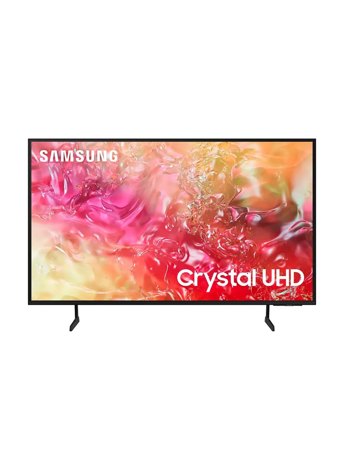 Samsung Smart TV, Big TV, Crystal UHD, DU7000, 85 Inch, 2024, PurColor, 4K Upscaling, Tizen OS, Q-Symphony UA85DU7000UXZN Black