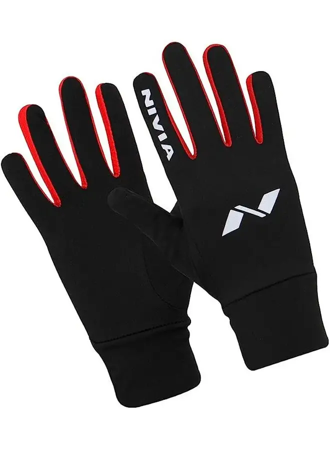 Nivia Lycra-Spandex Gym and Running Gloves, Small