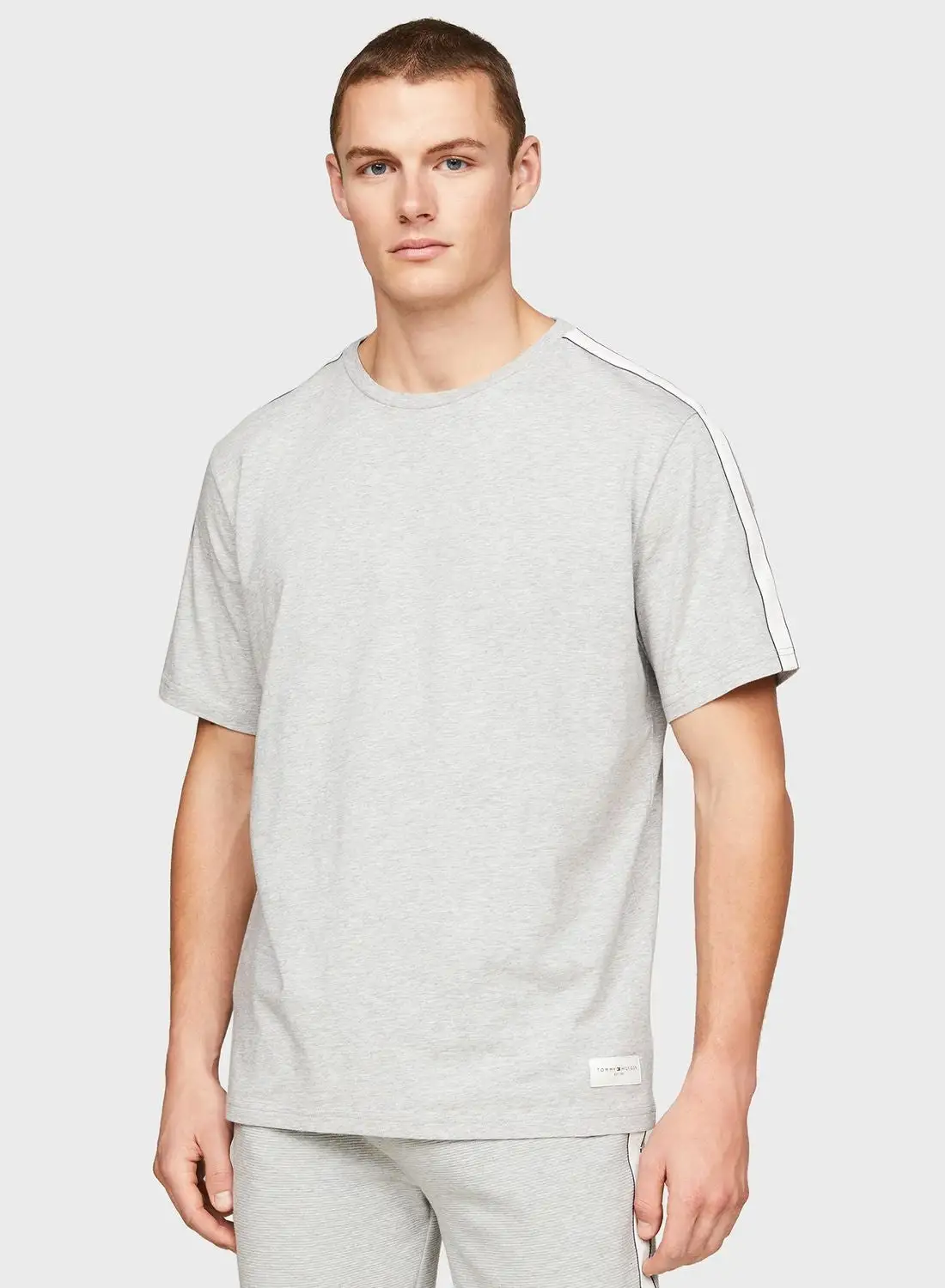 TOMMY HILFIGER Side Tape Crew Neck T-Shirt