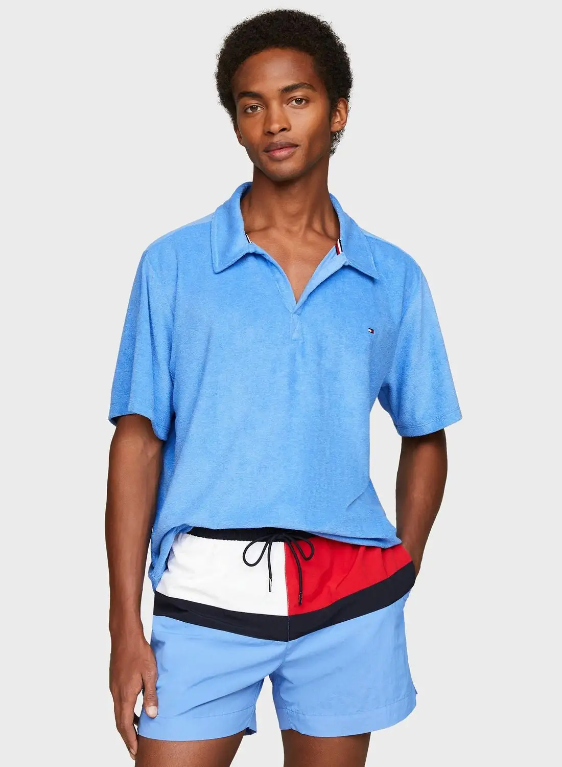 TOMMY HILFIGER Logo Terry Polo