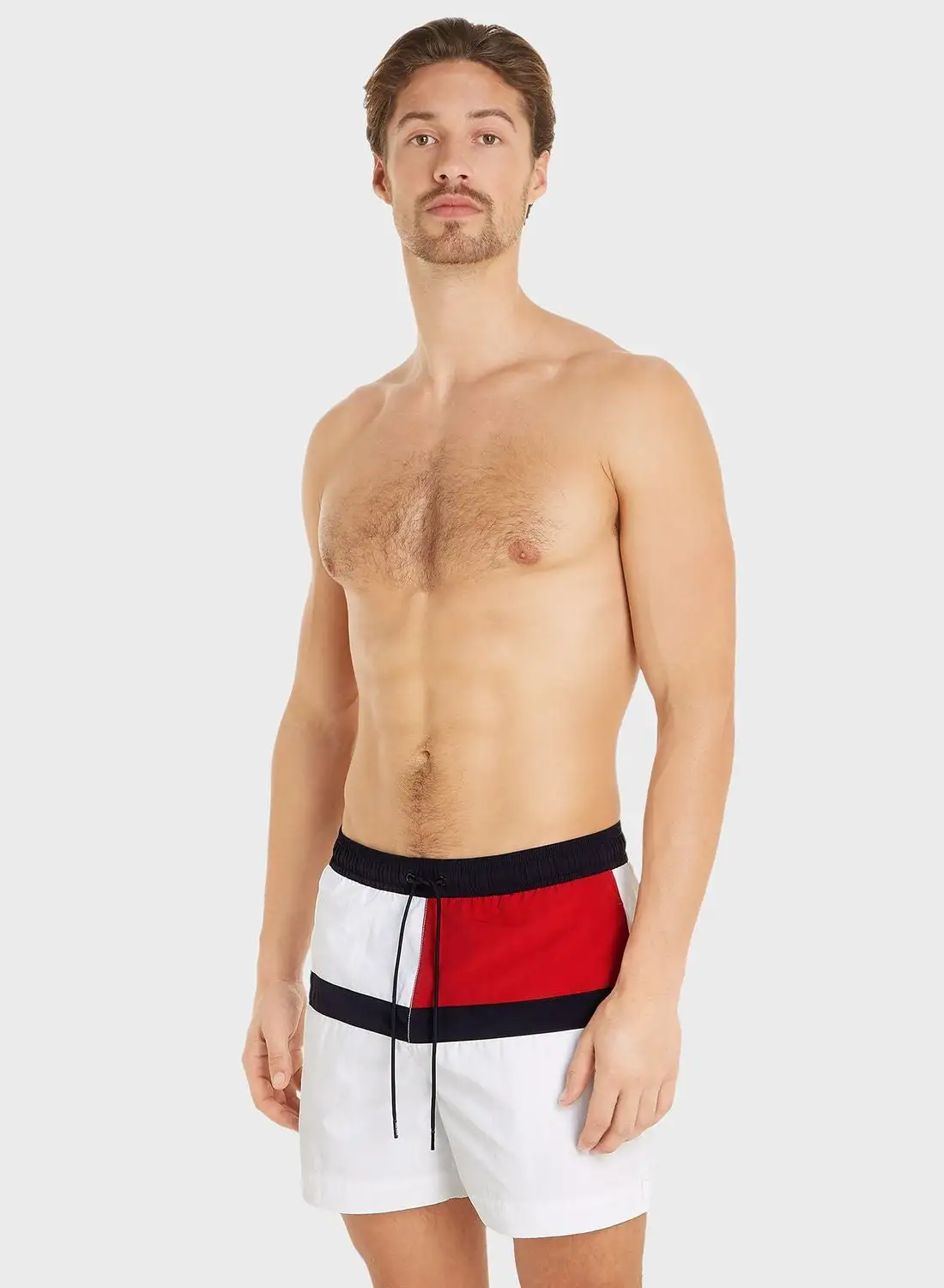 TOMMY HILFIGER Logo Drawstring Swim Shorts