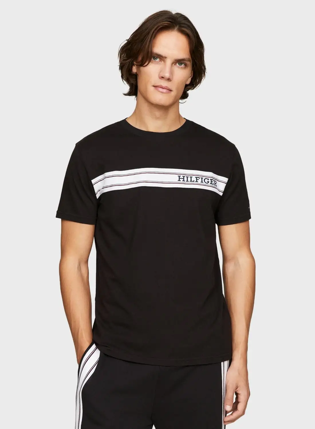 TOMMY HILFIGER Striped Crew Neck T-Shirt