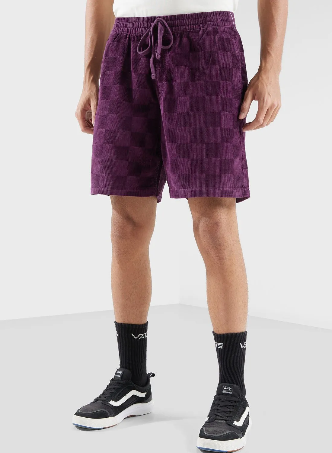 VANS Range Checkbird Cord Shorts