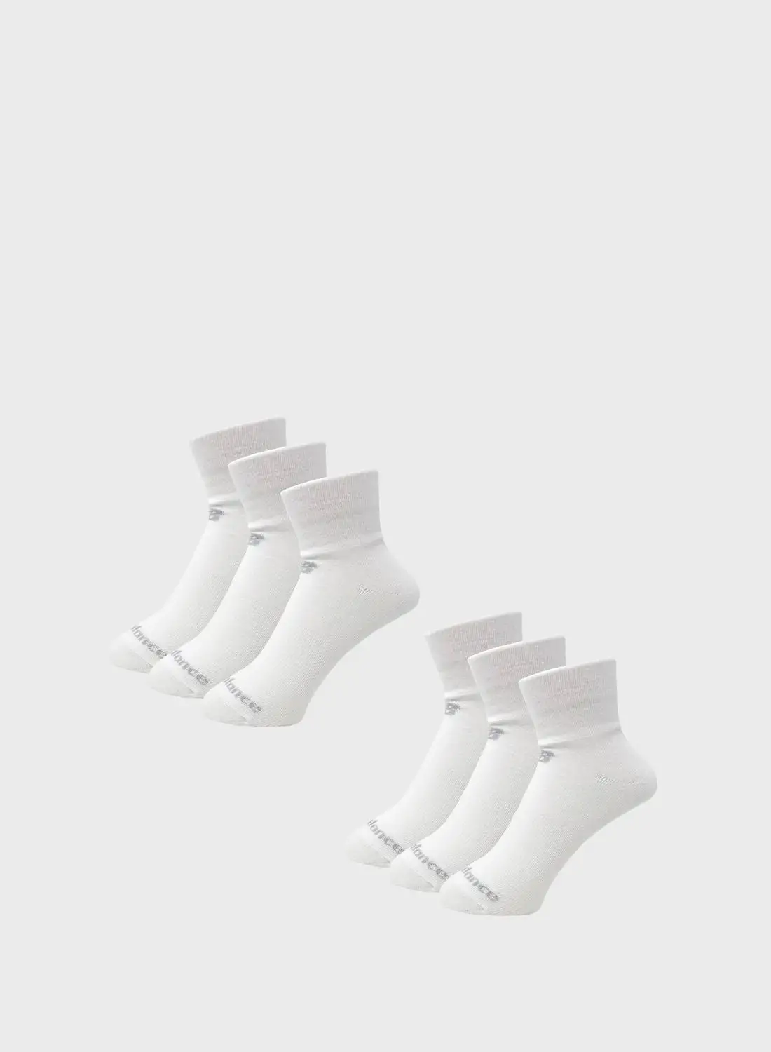 New Balance 6 Pack Performance Knit Ankle Socks