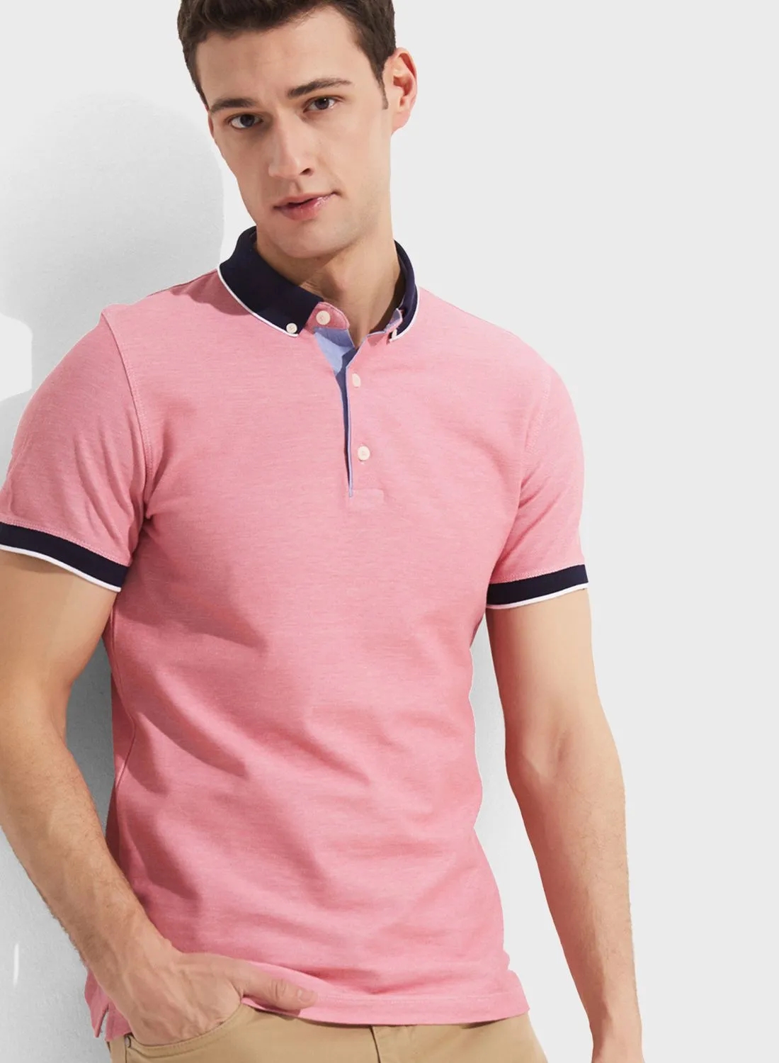 JUNE Essential Slim Fit Polo