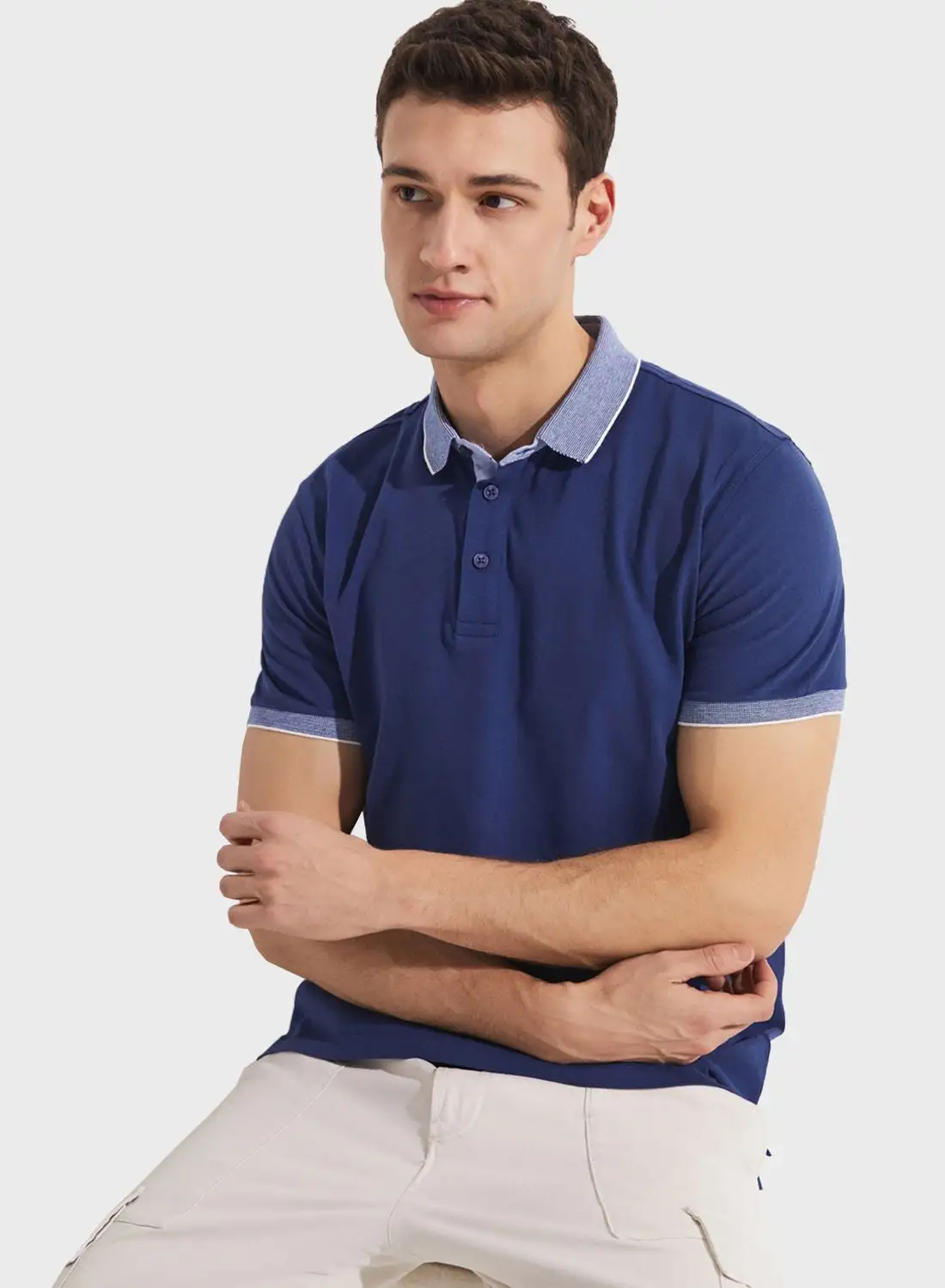 JUNE Essential Slim Fit Polo